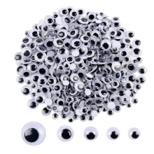 YM Black Wiggle Googly Eyes with Self-Adhesive